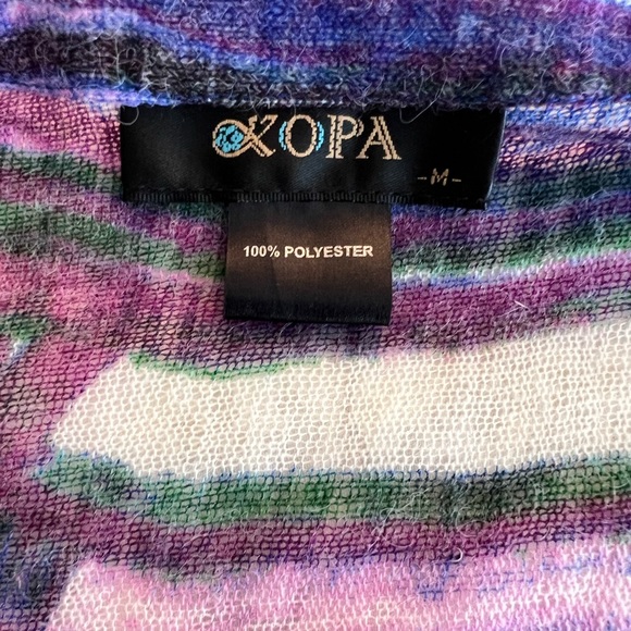 Colorful cardigan sweater M - Picture 3 of 3